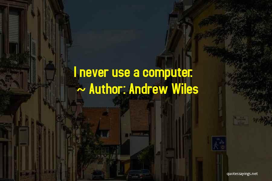 Andrew Wiles Quotes 1457825