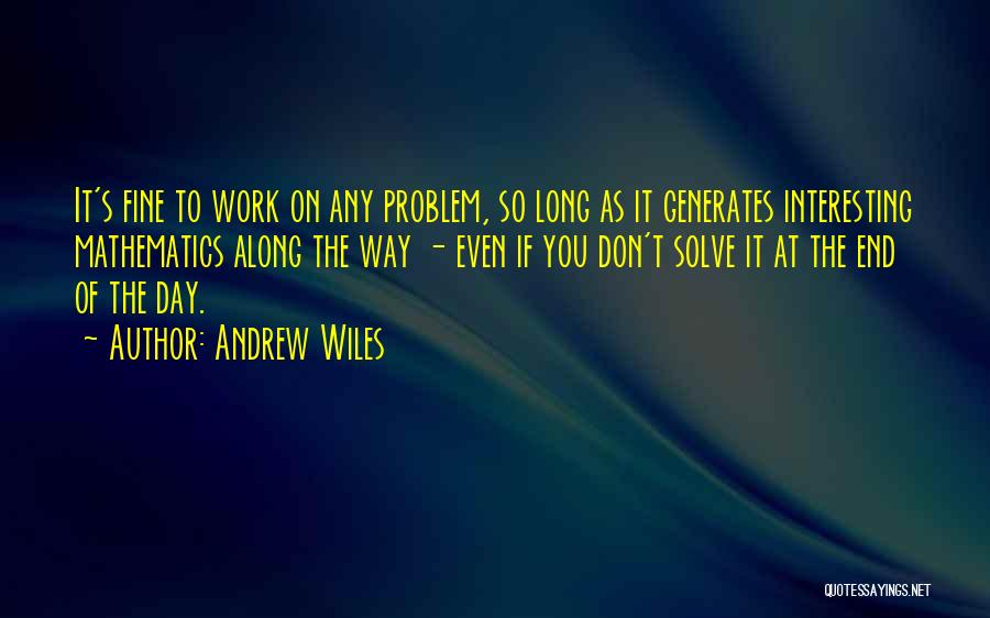 Andrew Wiles Quotes 515643