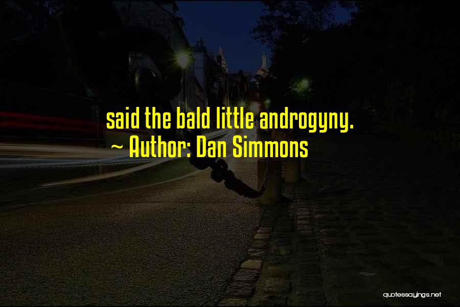 Androgyny Quotes By Dan Simmons