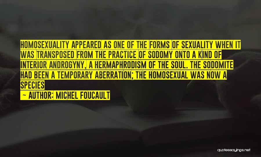 Androgyny Quotes By Michel Foucault