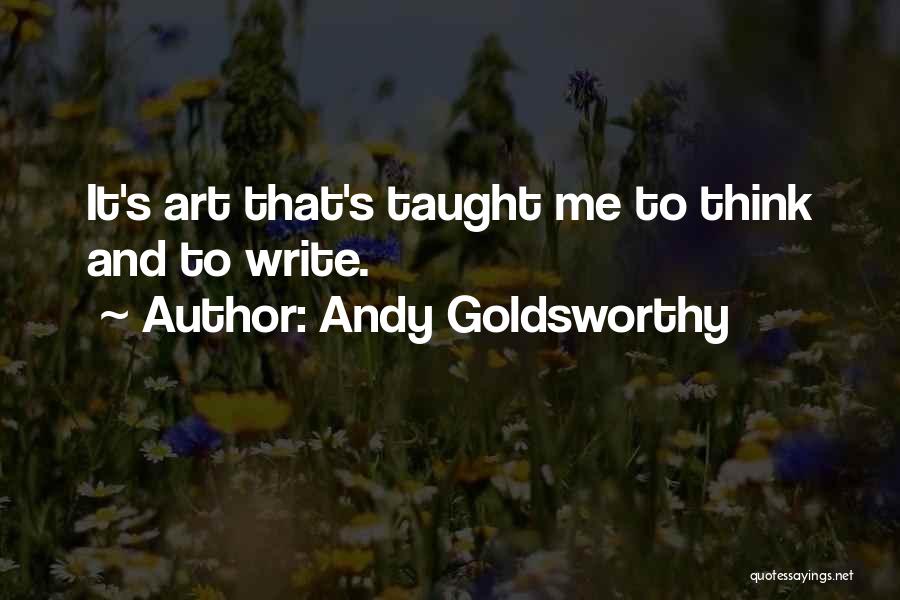 Andy Goldsworthy Quotes 896767