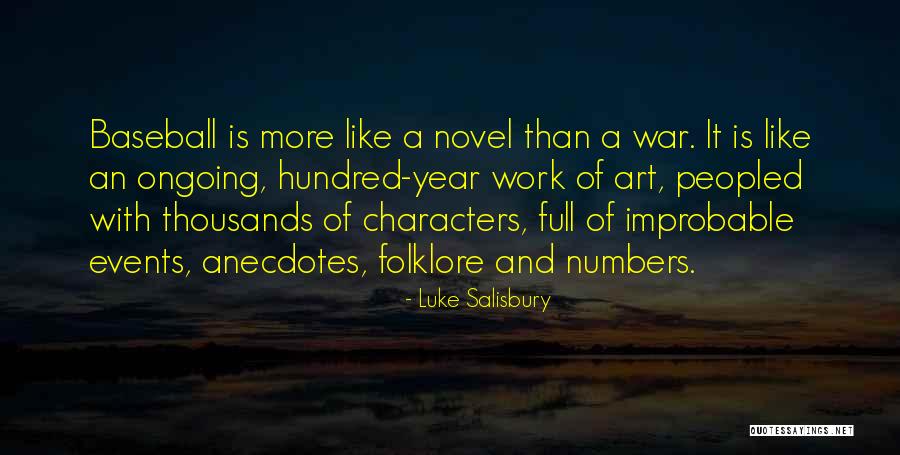 Anecdotes Quotes By Luke Salisbury Anecdotes Quotes By Luke Salisbury