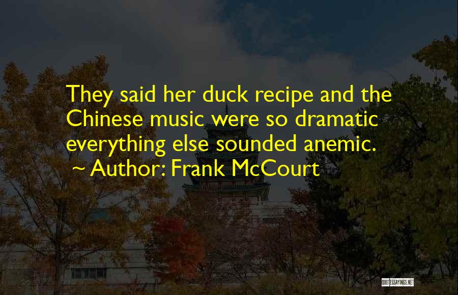Anemic Quotes By Frank McCourt