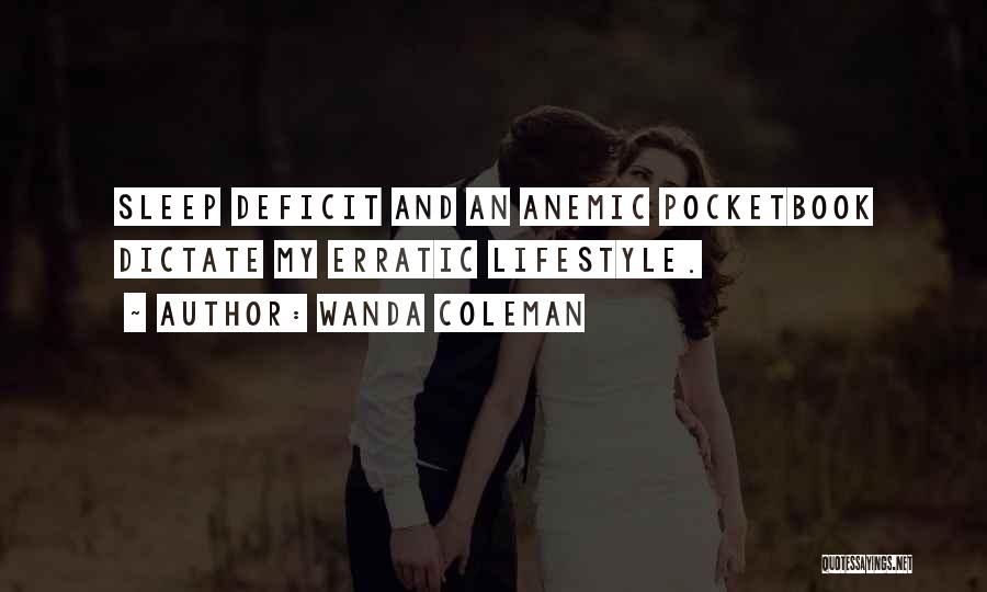 Anemic Quotes By Wanda Coleman