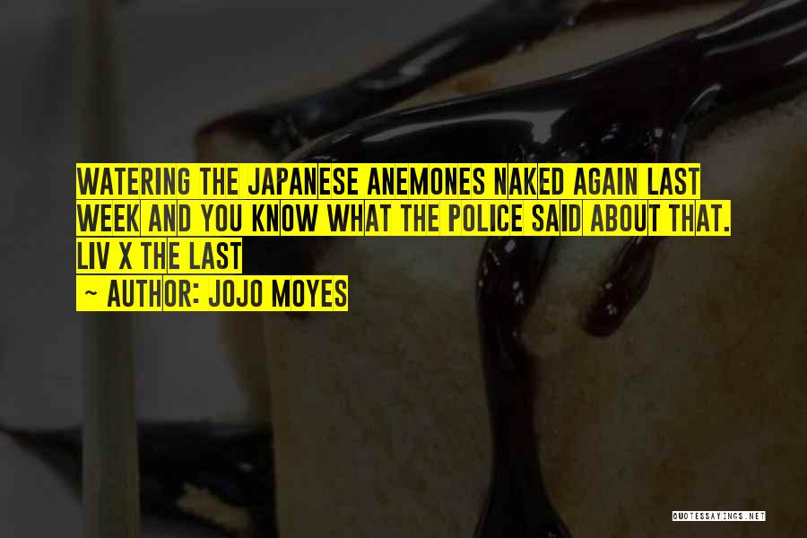 Anemones Quotes By Jojo Moyes
