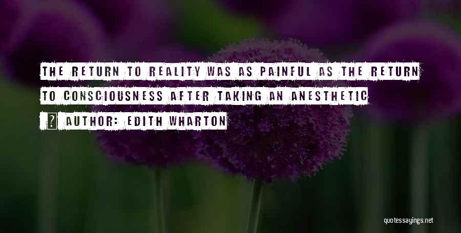 Anesthetic Quotes By Edith Wharton