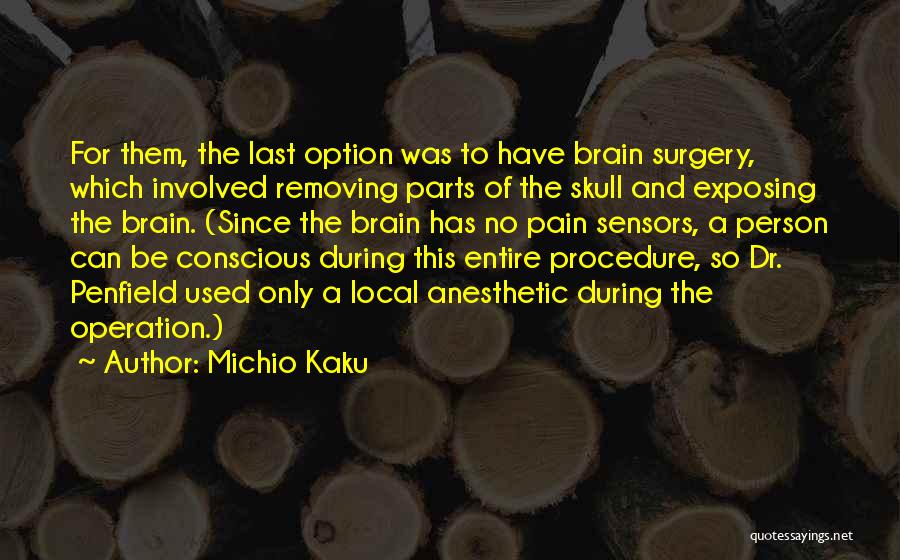 Anesthetic Quotes By Michio Kaku