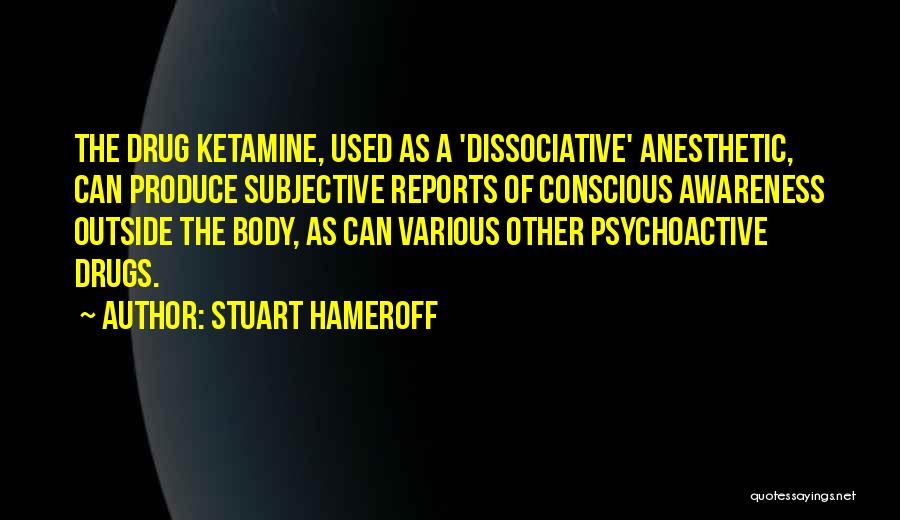 Anesthetic Quotes By Stuart Hameroff