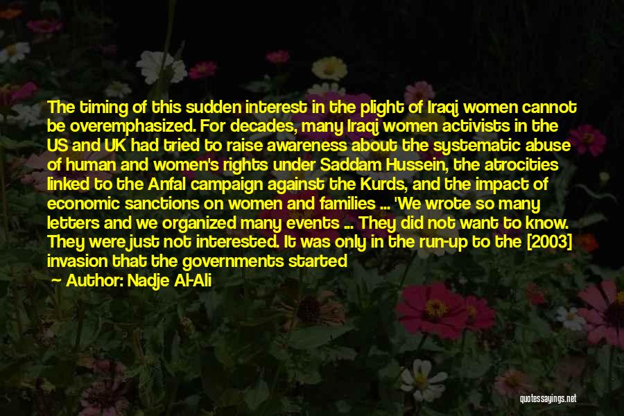 Anfal Quotes By Nadje Al-Ali