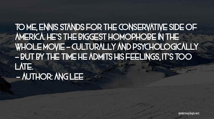 Ang Lee Quotes 1916377