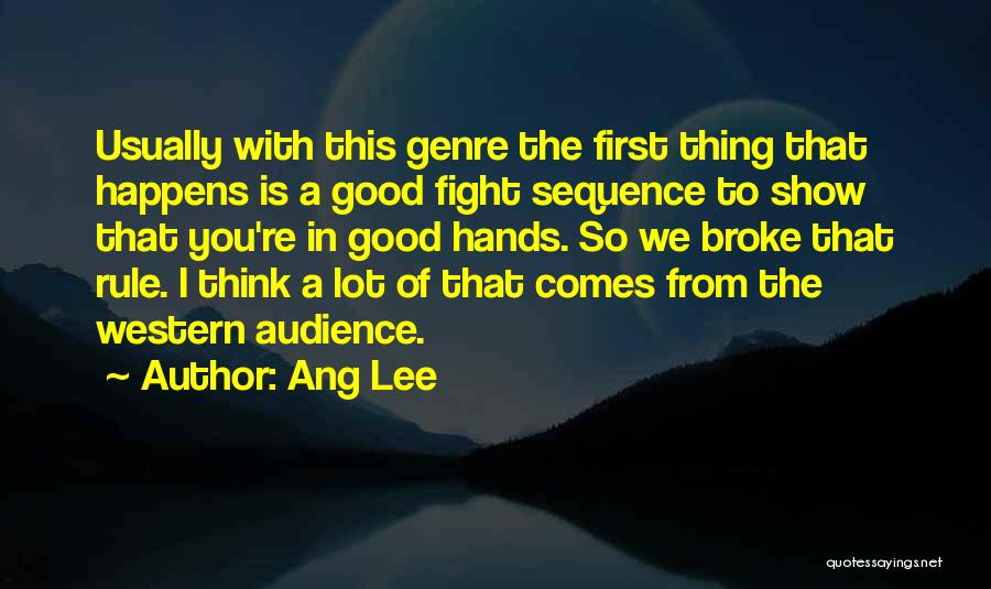 Ang Lee Quotes 1926972