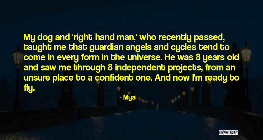 Angel Guardian Quotes By Mya