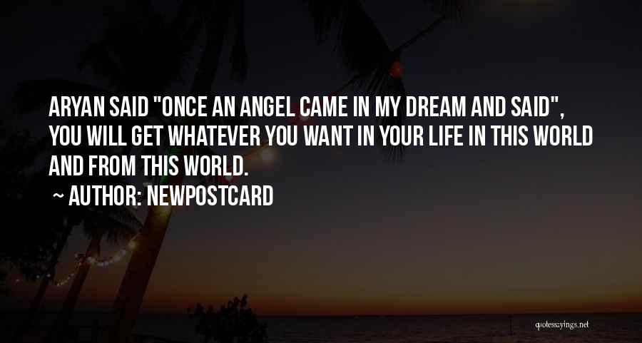 Angel In Life Quotes By Newpostcard