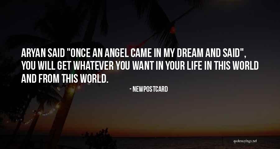 Angel In Life Quotes By Newpostcard