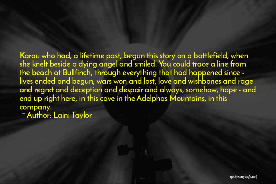 Angel In Love Quotes By Laini Taylor