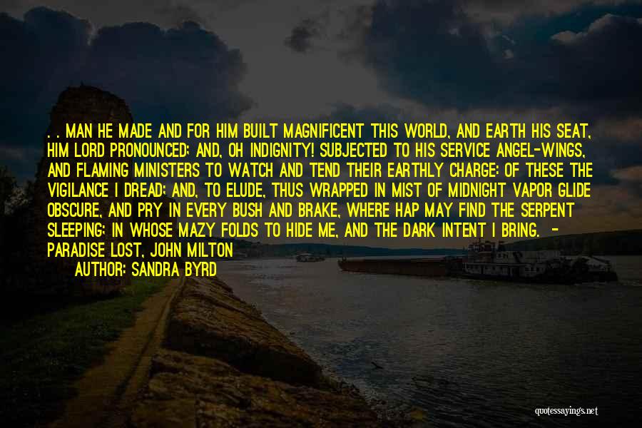 Angel In Quotes By Sandra Byrd