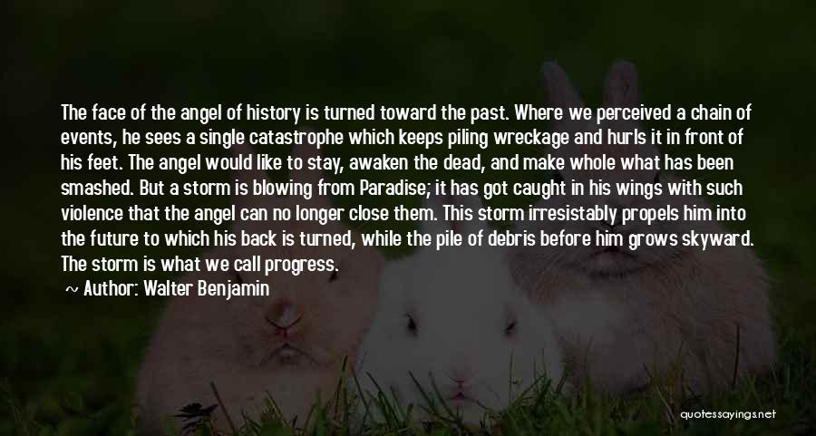 Angel In Quotes By Walter Benjamin