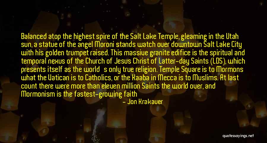 Angel Moroni Quotes By Jon Krakauer