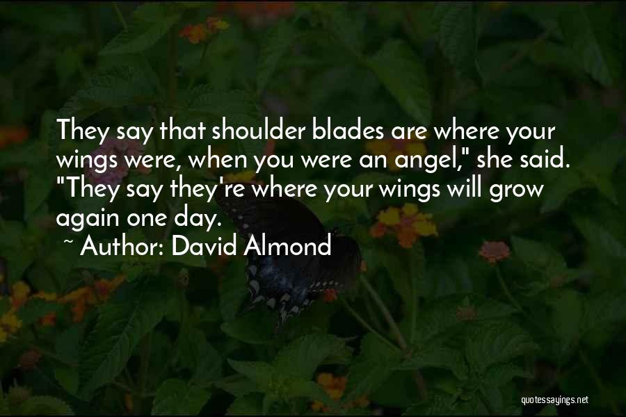 Angel On My Shoulder Quotes By David Almond