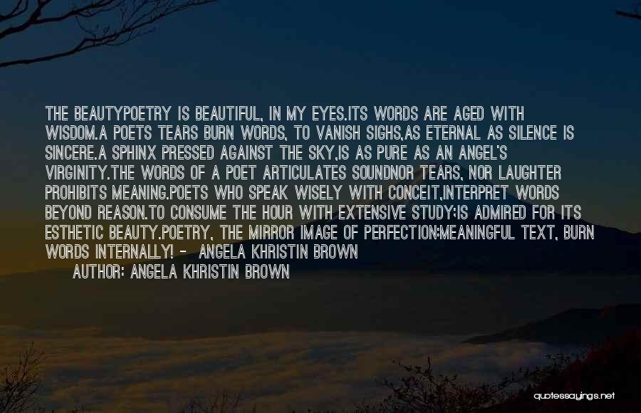 Angel Poetry And Quotes By Angela Khristin Brown