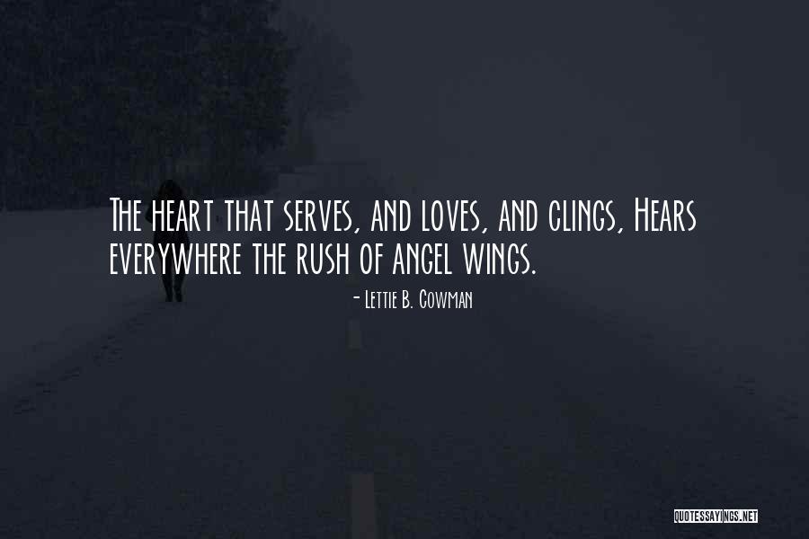Angel Quotes By Lettie B. Cowman Angel Quotes By Lettie B. Cowman