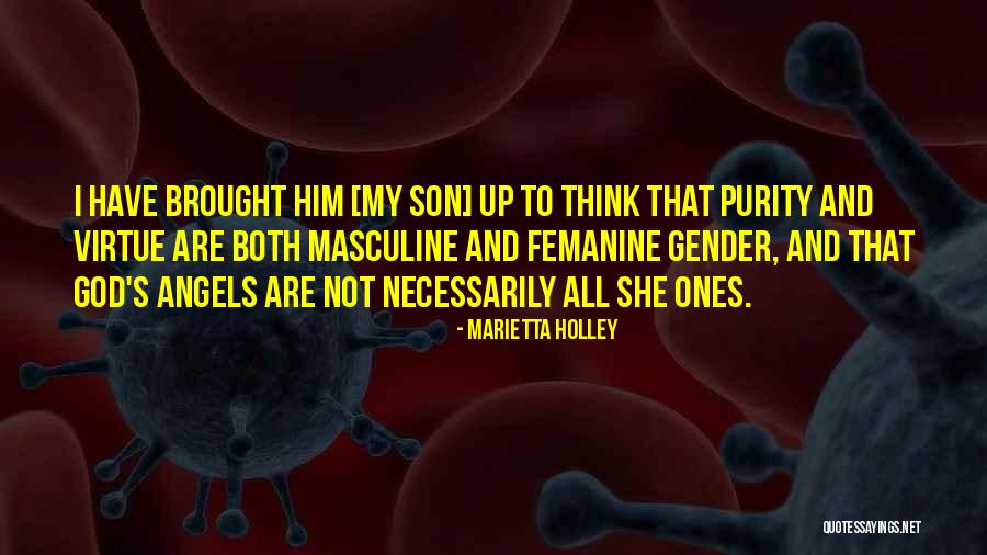Angel Son Quotes By Marietta Holley Angel Son Quotes By Marietta Holley