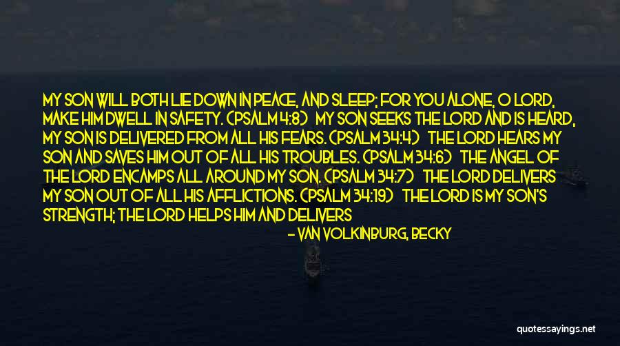 Angel Son Quotes By Van Volkinburg, Becky Angel Son Quotes By Van Volkinburg, Becky