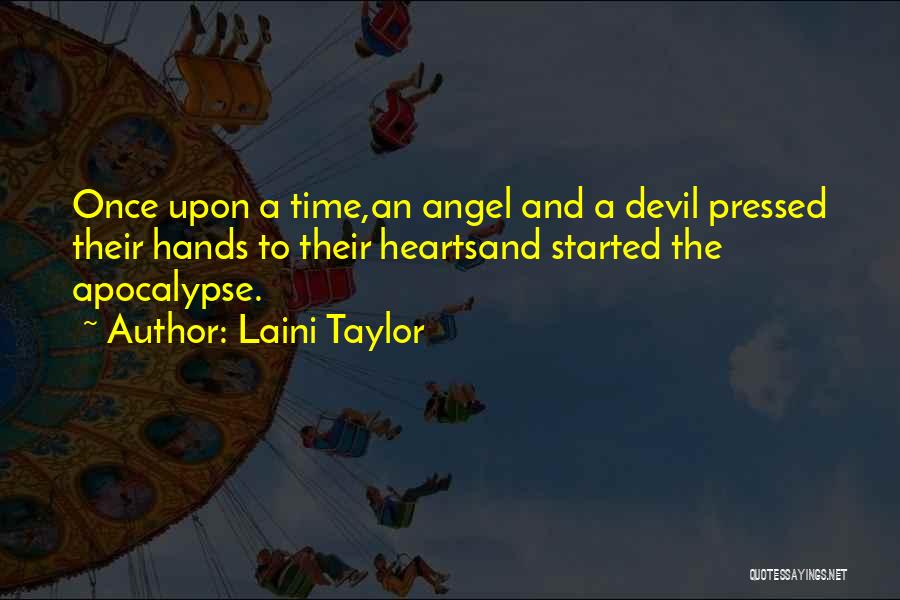 Angel Vs Devil Quotes By Laini Taylor