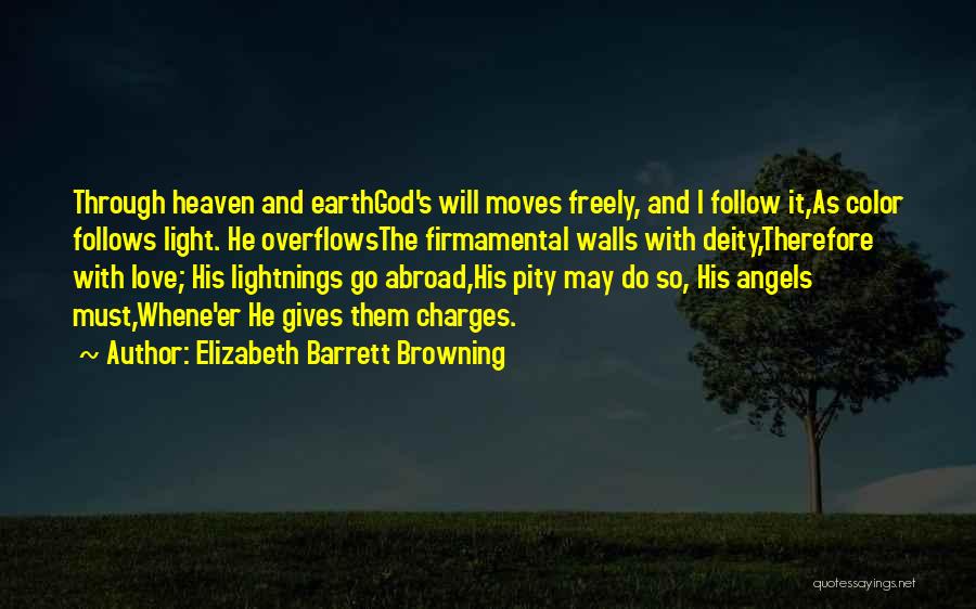 Angel Wall Quotes By Elizabeth Barrett Browning