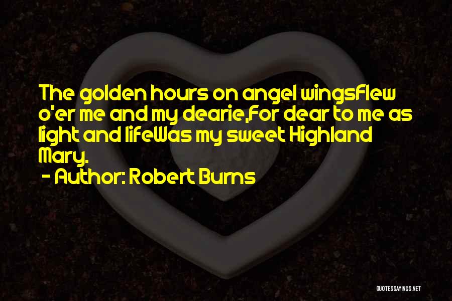 Angel Wings And Quotes By Robert Burns