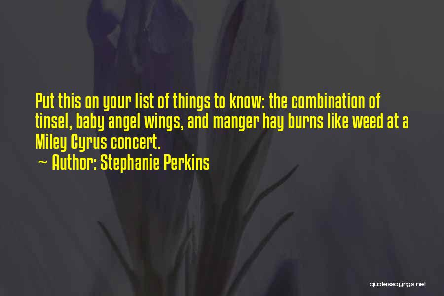 Angel Wings And Quotes By Stephanie Perkins