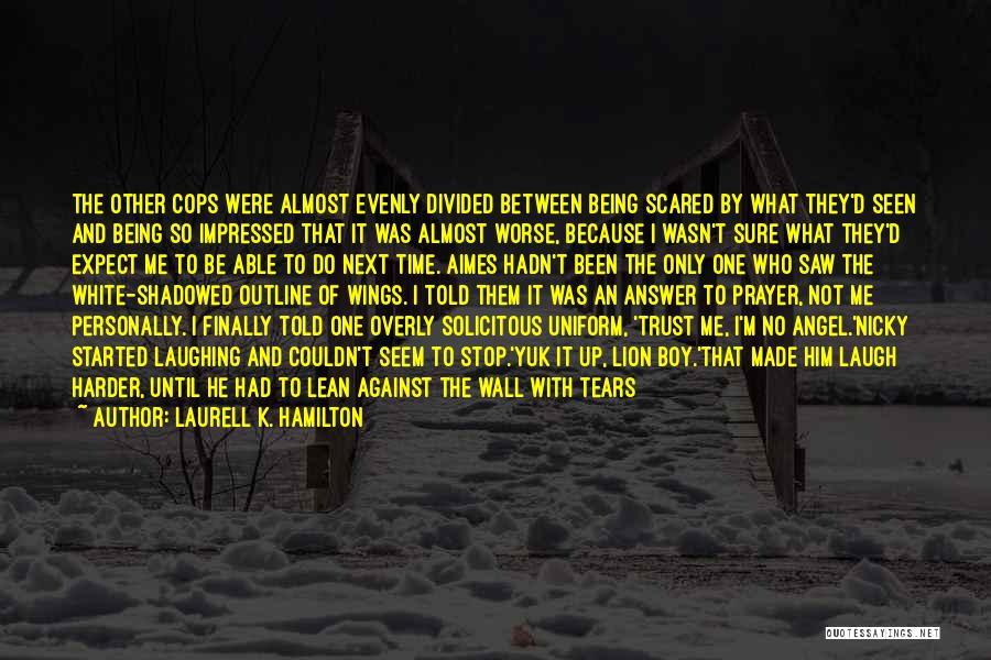 Angel Wings Quotes By Laurell K. Hamilton