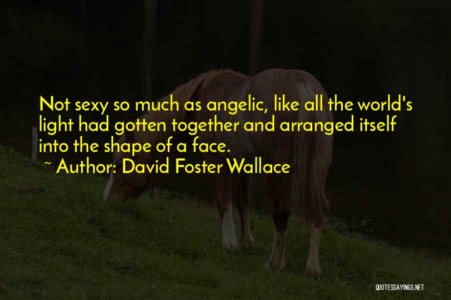 Angelic Face Quotes By David Foster Wallace