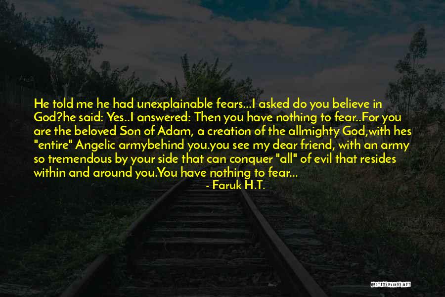 Angelic Quotes By Faruk H.T.