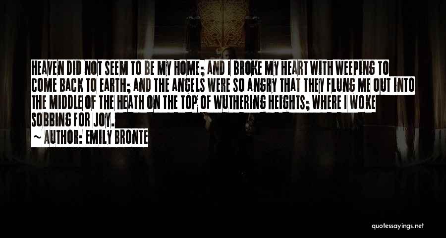 Angels And Death Quotes By Emily Bronte