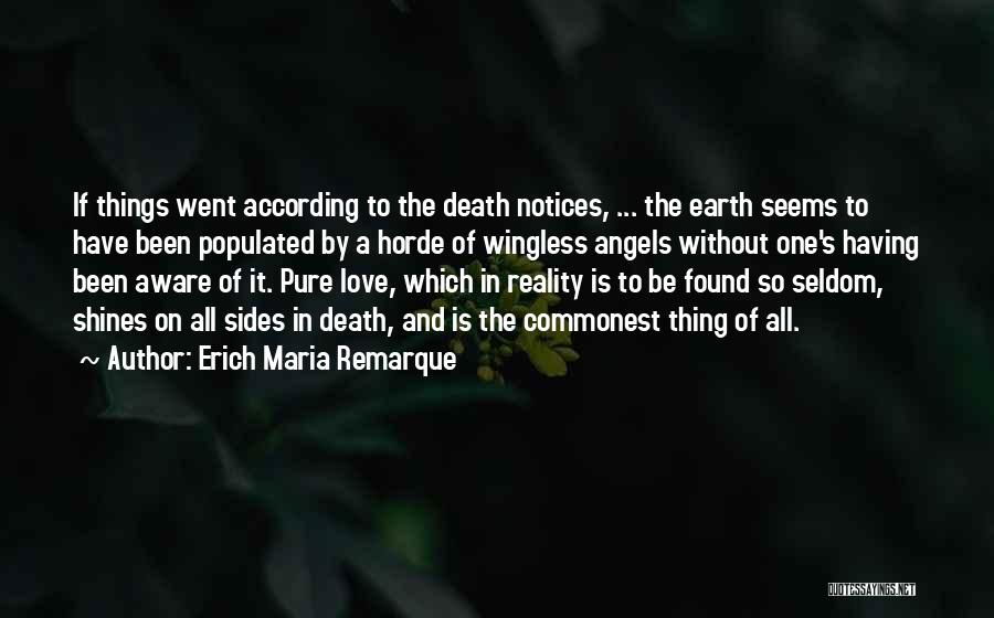 Angels And Death Quotes By Erich Maria Remarque