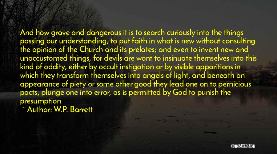 Angels And Devils Quotes By W.P. Barrett