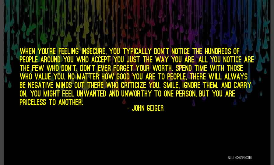 Angels Around You Quotes By John Geiger