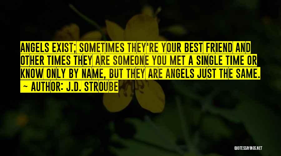 Angels Do Exist Quotes By J.D. Stroube