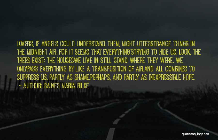 Angels Do Exist Quotes By Rainer Maria Rilke