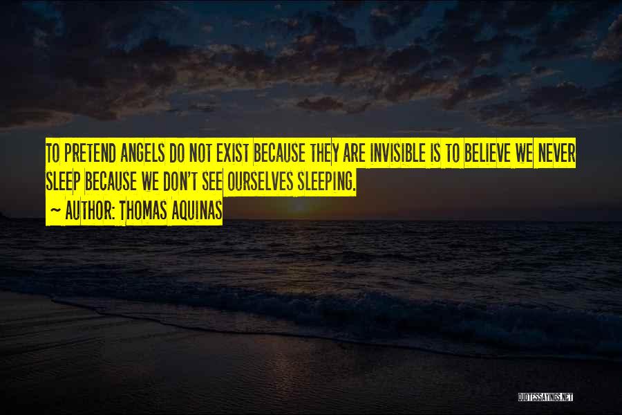 Angels Do Exist Quotes By Thomas Aquinas