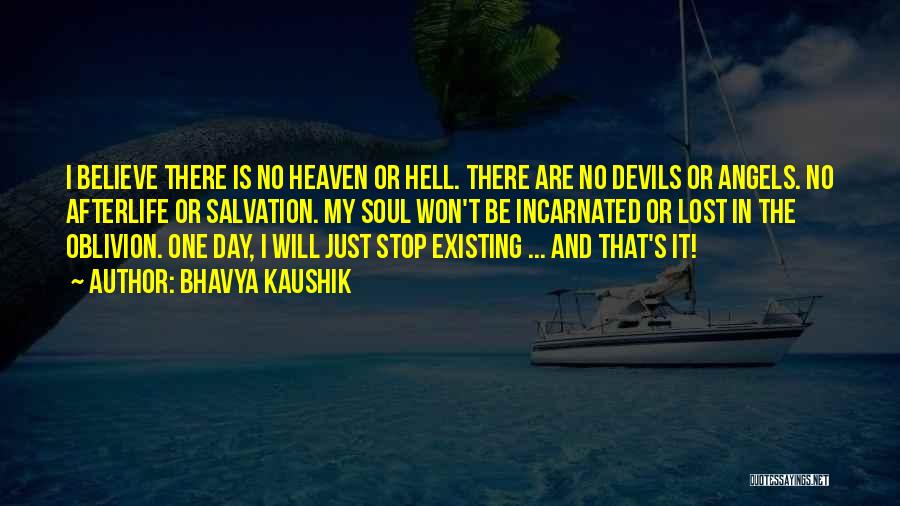 Angels Going To Heaven Quotes By Bhavya Kaushik