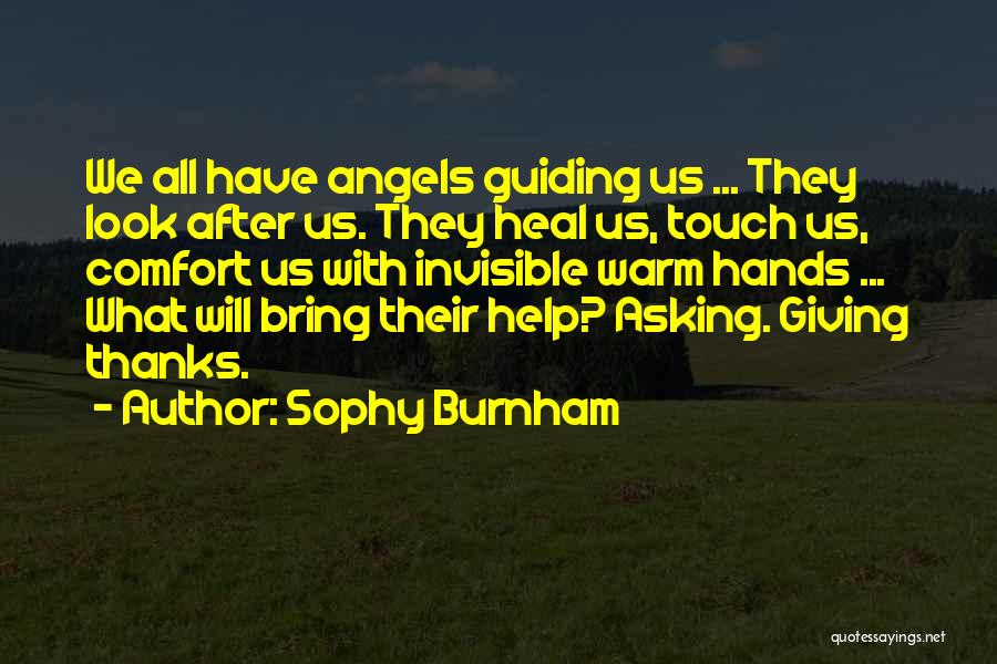 Angels Guiding You Quotes By Sophy Burnham