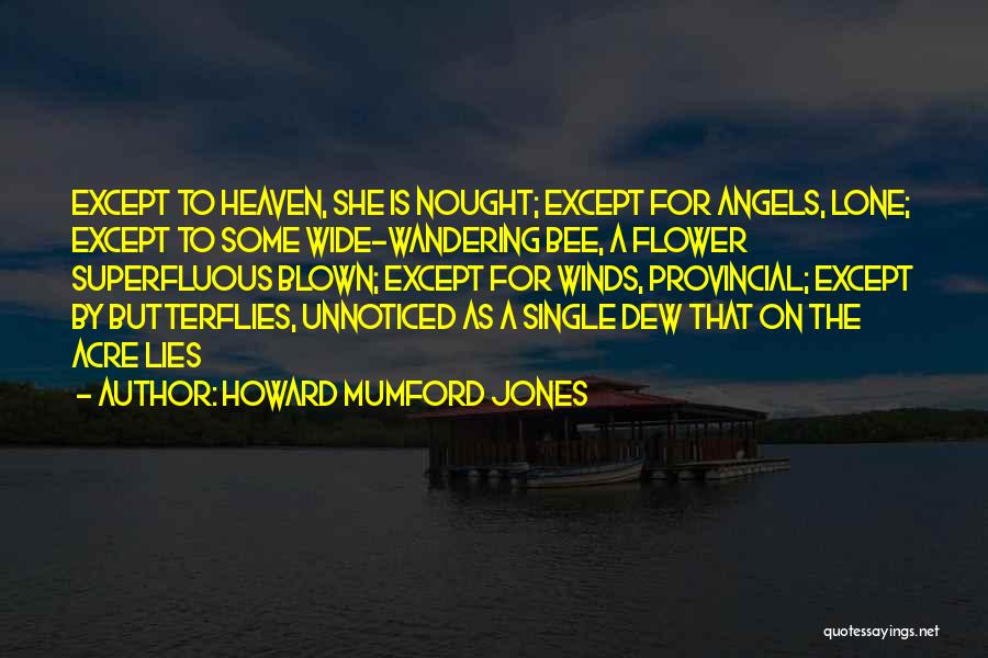 Angels Heaven Quotes By Howard Mumford Jones