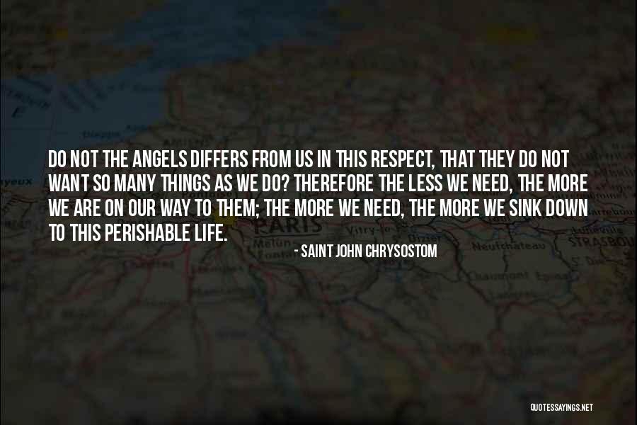 Angels In Our Life Quotes By Saint John Chrysostom