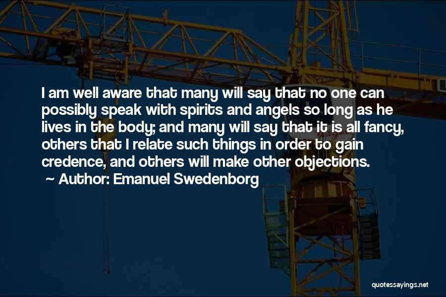 Angels In Our Lives Quotes By Emanuel Swedenborg