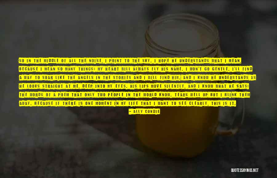 Angels In The Sky Quotes By Ally Condie Angels In The Sky Quotes By Ally Condie