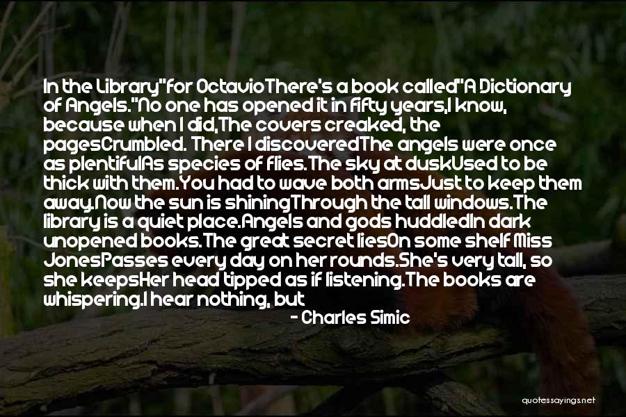 Angels In The Sky Quotes By Charles Simic