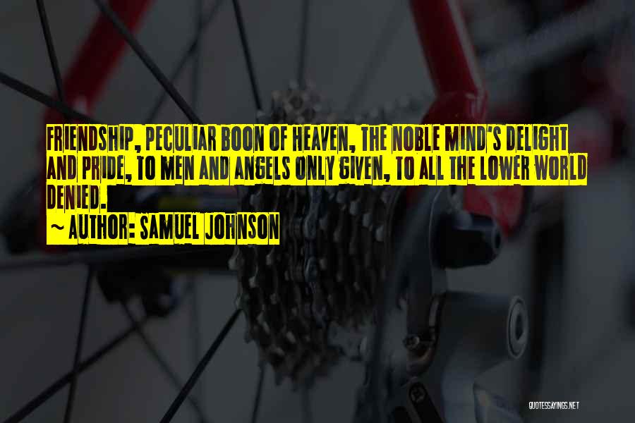 Angels Quotes By Samuel Johnson