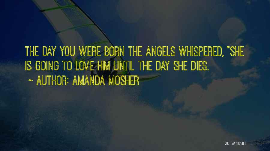 Angels When Someone Dies Quotes By Amanda Mosher